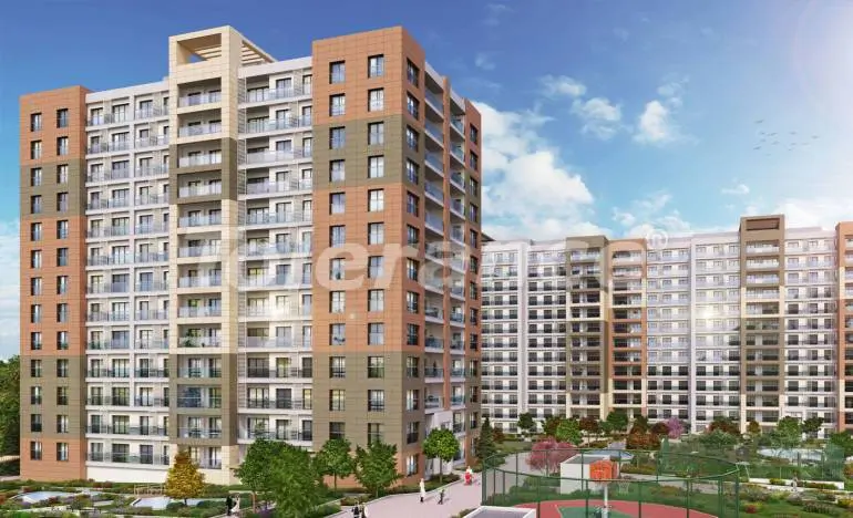 Квартира от застройщика в Бейликдюзю, Стамбул вид на море с бассейном - 26517 Квартира от застройщика в Бейликдюзю, Стамбул вид на море с бассейном: купить недвижимость в Турции - 26517