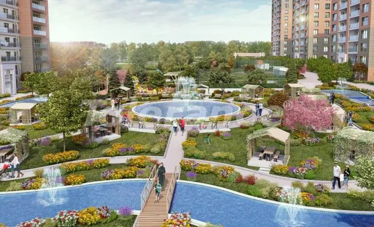 Квартира от застройщика в Бейликдюзю, Стамбул вид на море с бассейном - 26518 Квартира от застройщика в Бейликдюзю, Стамбул вид на море с бассейном: купить недвижимость в Турции - 26518