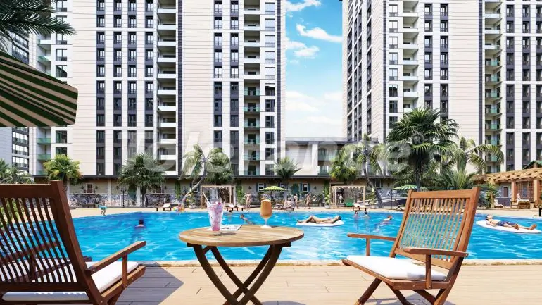 Квартира от застройщика в Бейликдюзю, Стамбул с бассейном: купить недвижимость в Турции - 34702