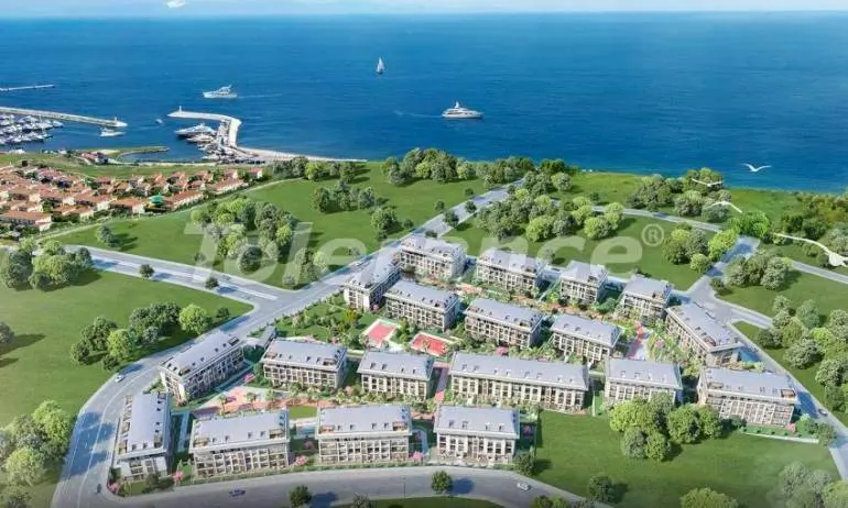 Квартира в Бейликдюзю, Стамбул вид на море с бассейном в рассрочку: купить недвижимость в Турции - 36930