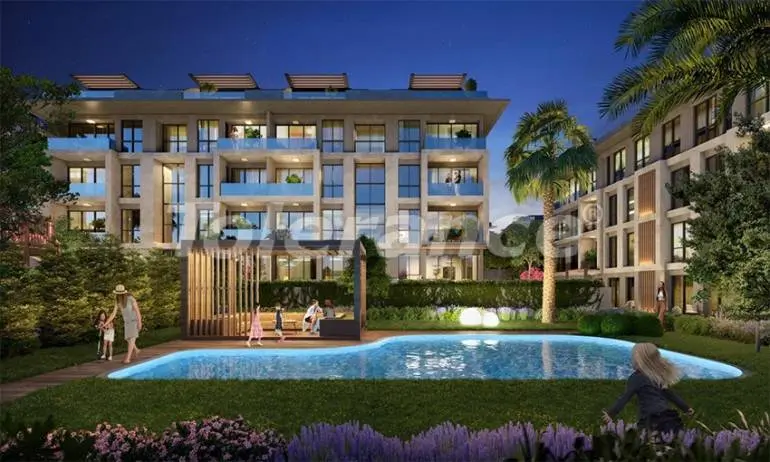 Квартира в Бейликдюзю, Стамбул вид на море с бассейном в рассрочку: купить недвижимость в Турции - 36932