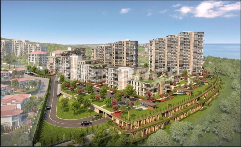 Квартира от застройщика в Бейликдюзю, Стамбул вид на море с бассейном в рассрочку: купить недвижимость в Турции - 82637