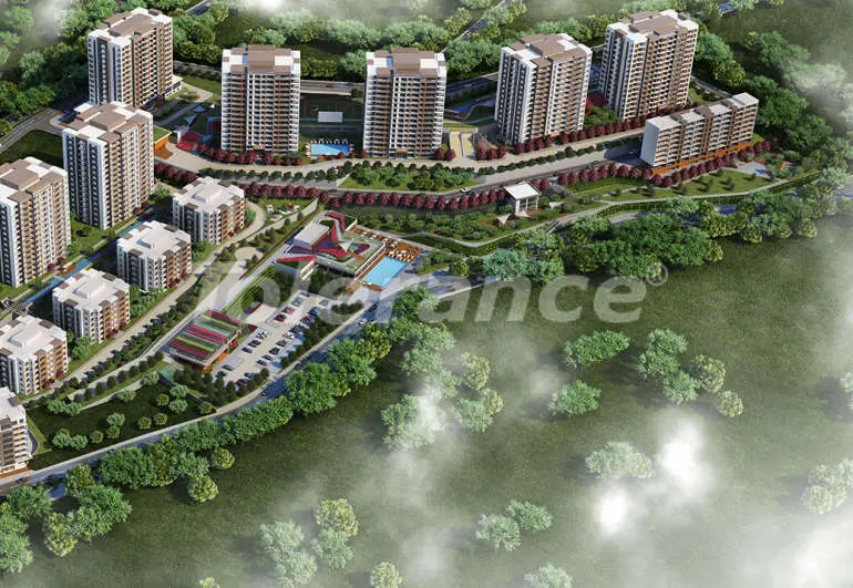 Квартира от застройщика в Бейликдюзю, Стамбул с бассейном: купить недвижимость в Турции - 9992