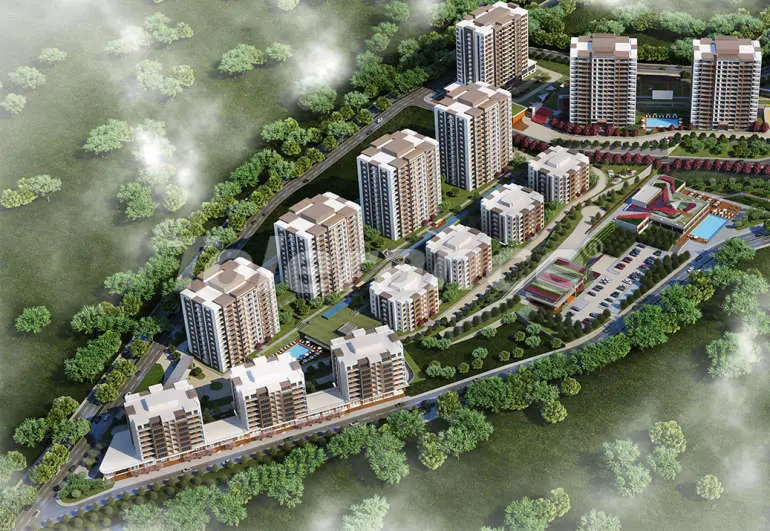 Квартира от застройщика в Бейликдюзю, Стамбул с бассейном: купить недвижимость в Турции - 9993