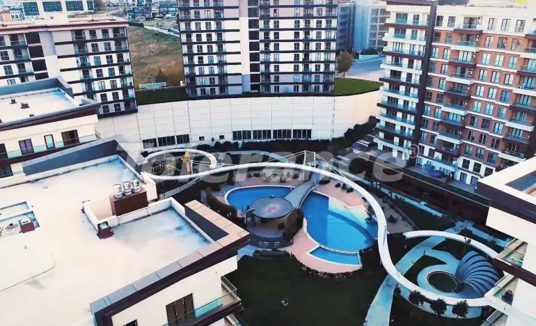 Квартира в Бейликдюзю, Стамбул с бассейном в рассрочку: купить недвижимость в Турции - 25813