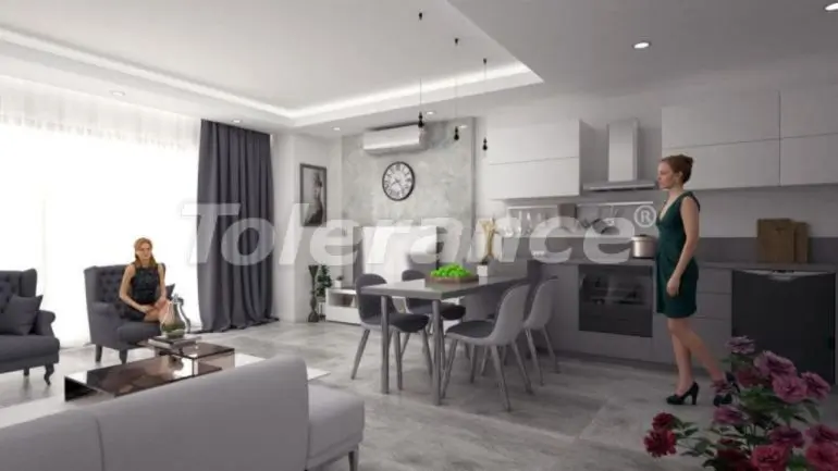 Квартира в Бодруме вид на море с бассейном - 17456 Квартира в Бодруме вид на море с бассейном: купить недвижимость в Турции - 17456