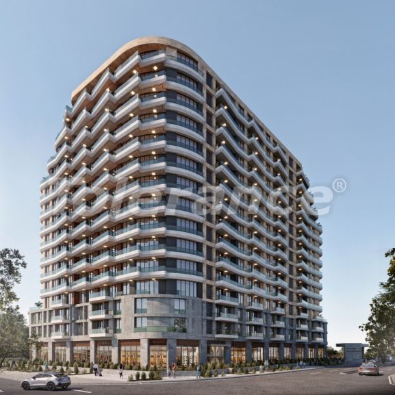 Квартира от застройщика в Бююкчекмедже, Стамбул вид на море с бассейном в рассрочку: купить недвижимость в Турции - 129120