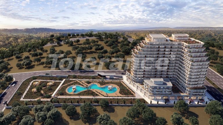 Квартира от застройщика в Бююкчекмедже, Стамбул вид на море с бассейном в рассрочку: купить недвижимость в Турции - 129129