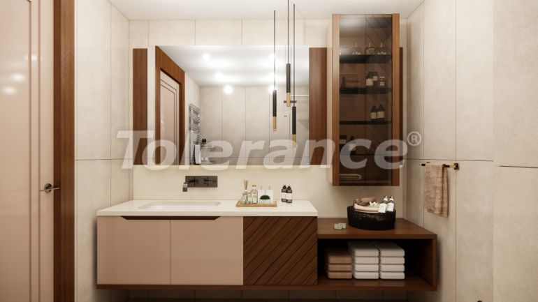 Квартира от застройщика в Бююкчекмедже, Стамбул вид на море с бассейном в рассрочку: купить недвижимость в Турции - 129144