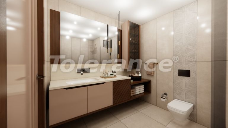 Квартира от застройщика в Бююкчекмедже, Стамбул вид на море с бассейном в рассрочку: купить недвижимость в Турции - 129147