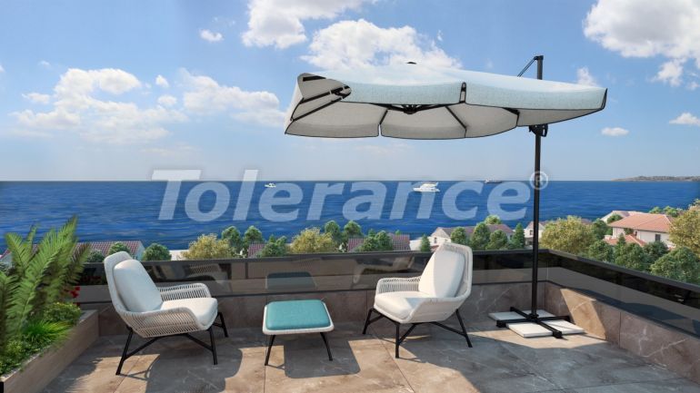 Квартира от застройщика в Бююкчекмедже, Стамбул вид на море с бассейном в рассрочку: купить недвижимость в Турции - 129484