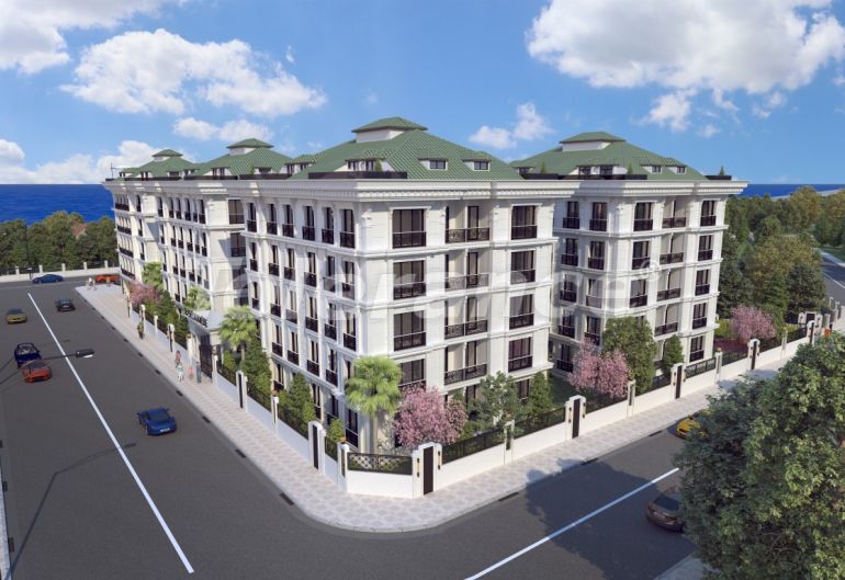 Квартира от застройщика в Бююкчекмедже, Стамбул вид на море с бассейном в рассрочку: купить недвижимость в Турции - 129490