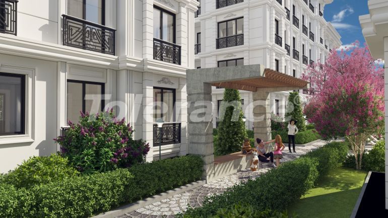 Квартира от застройщика в Бююкчекмедже, Стамбул вид на море с бассейном в рассрочку: купить недвижимость в Турции - 129497