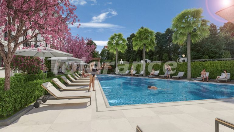 Квартира от застройщика в Бююкчекмедже, Стамбул вид на море с бассейном в рассрочку: купить недвижимость в Турции - 129499