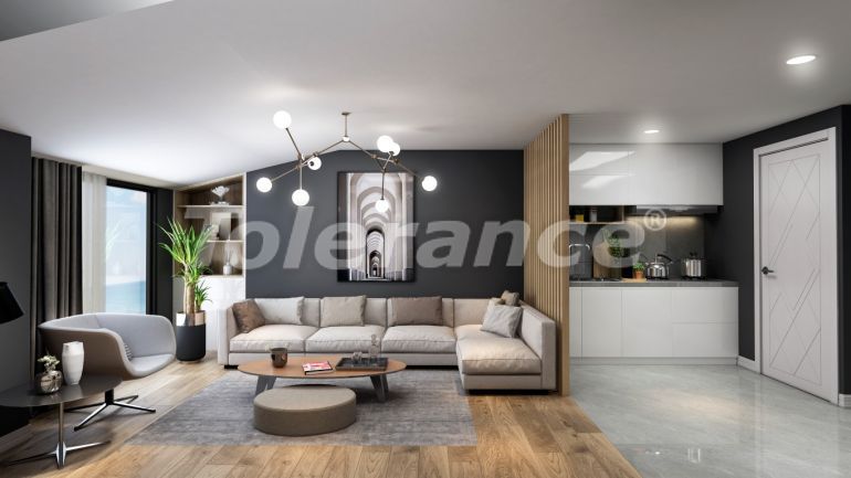 Квартира от застройщика в Бююкчекмедже, Стамбул вид на море с бассейном в рассрочку: купить недвижимость в Турции - 129540