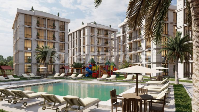 Квартира от застройщика в Бююкчекмедже, Стамбул вид на море с бассейном в рассрочку: купить недвижимость в Турции - 129882