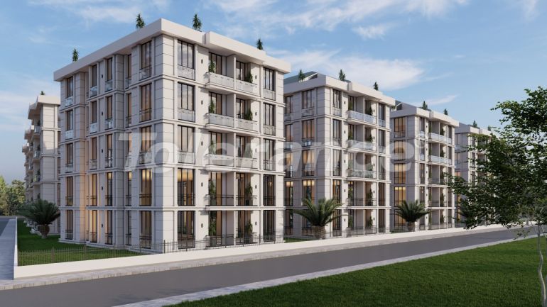 Квартира от застройщика в Бююкчекмедже, Стамбул вид на море с бассейном в рассрочку: купить недвижимость в Турции - 129886