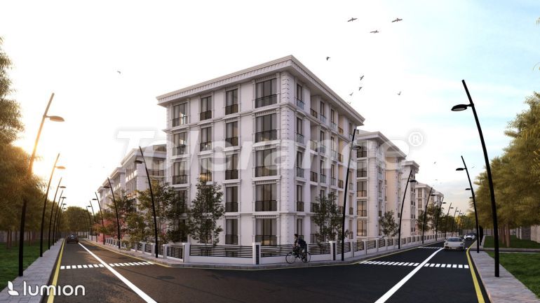 Квартира от застройщика в Бююкчекмедже, Стамбул вид на море с бассейном в рассрочку: купить недвижимость в Турции - 129892