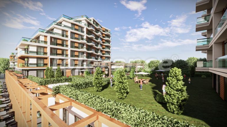 Квартира от застройщика в Бююкчекмедже, Стамбул вид на море с бассейном в рассрочку: купить недвижимость в Турции - 129989