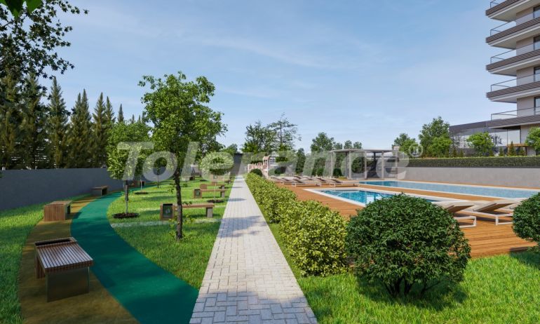 Квартира от застройщика в Бююкчекмедже, Стамбул вид на море с бассейном: купить недвижимость в Турции - 130479