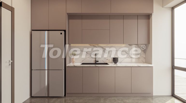 Квартира от застройщика в Бююкчекмедже, Стамбул вид на море с бассейном: купить недвижимость в Турции - 130503