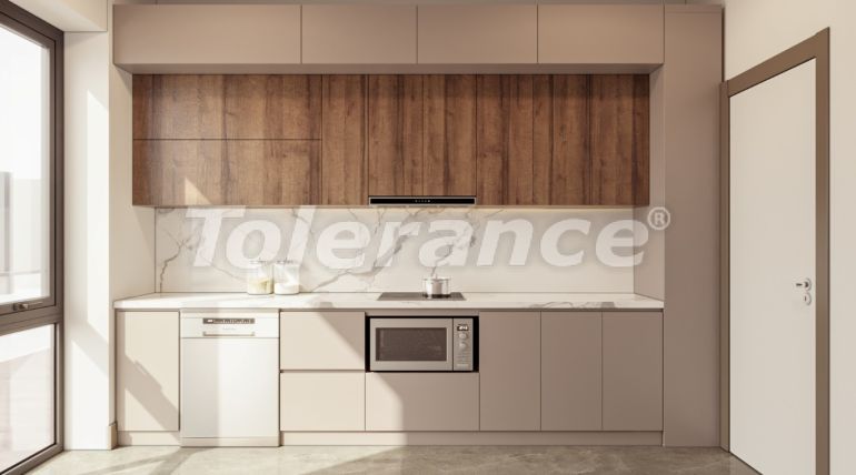 Квартира от застройщика в Бююкчекмедже, Стамбул вид на море с бассейном: купить недвижимость в Турции - 130505