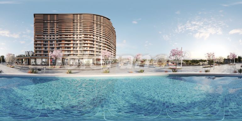 Квартира от застройщика в Бююкчекмедже, Стамбул вид на море с бассейном: купить недвижимость в Турции - 47813