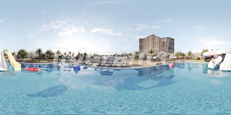 Квартира от застройщика в Бююкчекмедже, Стамбул вид на море с бассейном: купить недвижимость в Турции - 47817