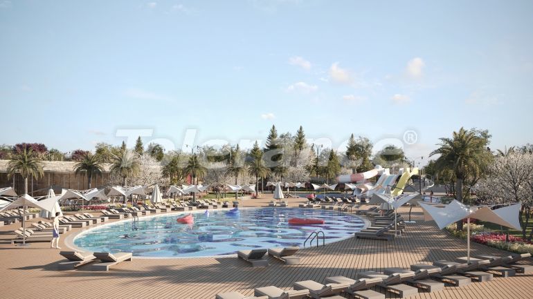 Квартира от застройщика в Бююкчекмедже, Стамбул вид на море с бассейном: купить недвижимость в Турции - 47827