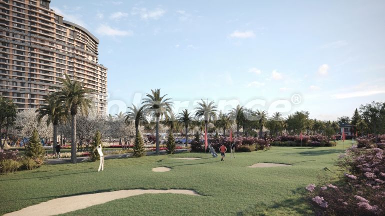 Квартира от застройщика в Бююкчекмедже, Стамбул вид на море с бассейном: купить недвижимость в Турции - 47828