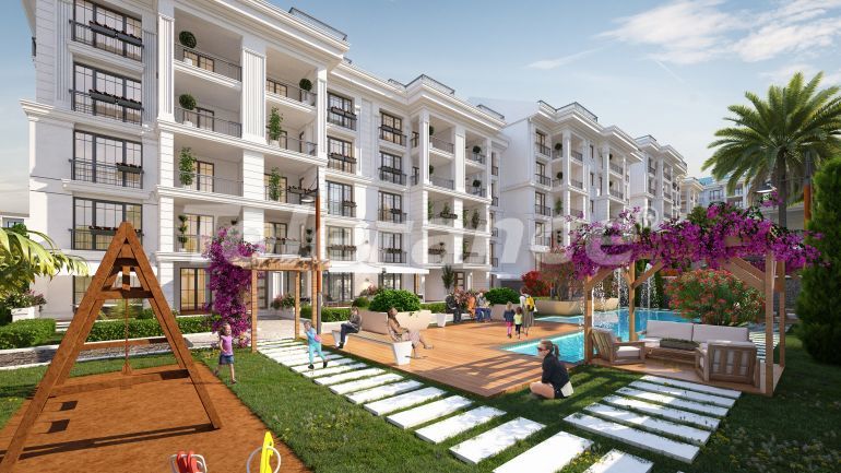 Квартира от застройщика в Бююкчекмедже, Стамбул вид на море: купить недвижимость в Турции - 51067