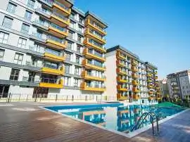 Квартира от застройщика в Бююкчекмедже, Стамбул вид на море с бассейном: купить недвижимость в Турции - 26582
