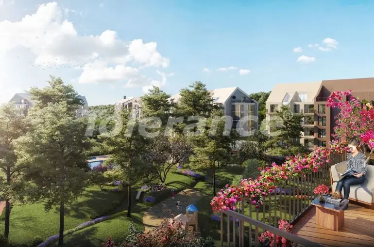 Квартира от застройщика в Чекмекёй, Стамбул с бассейном в рассрочку: купить недвижимость в Турции - 40279