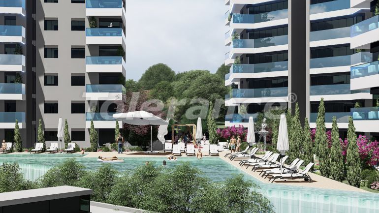 Квартира от застройщика в Чигли, Измир вид на море с бассейном в рассрочку: купить недвижимость в Турции - 101292
