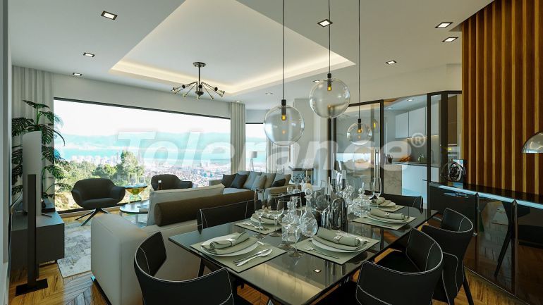 Квартира от застройщика в Чигли, Измир вид на море с бассейном в рассрочку: купить недвижимость в Турции - 101296