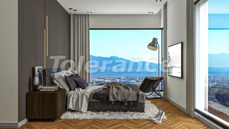 Квартира от застройщика в Чигли, Измир вид на море с бассейном в рассрочку: купить недвижимость в Турции - 101301