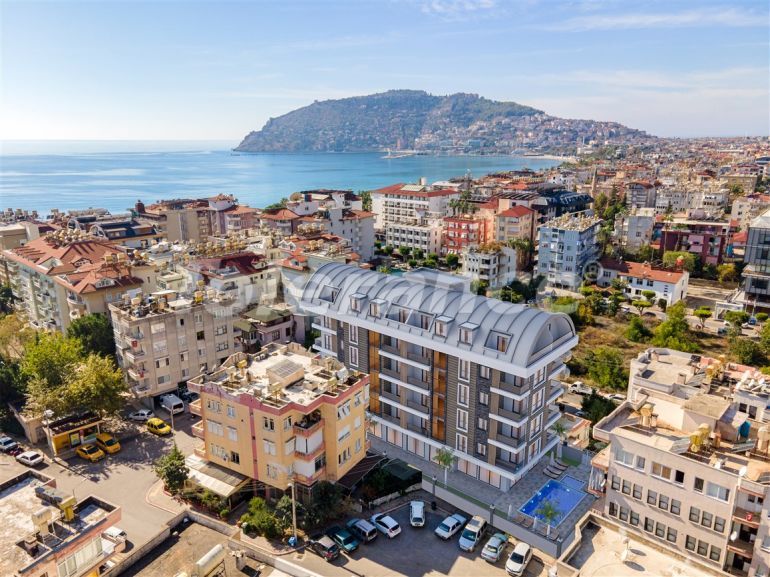 Квартира от застройщика в Центре, Аланья вид на море с бассейном: купить недвижимость в Турции - 49846