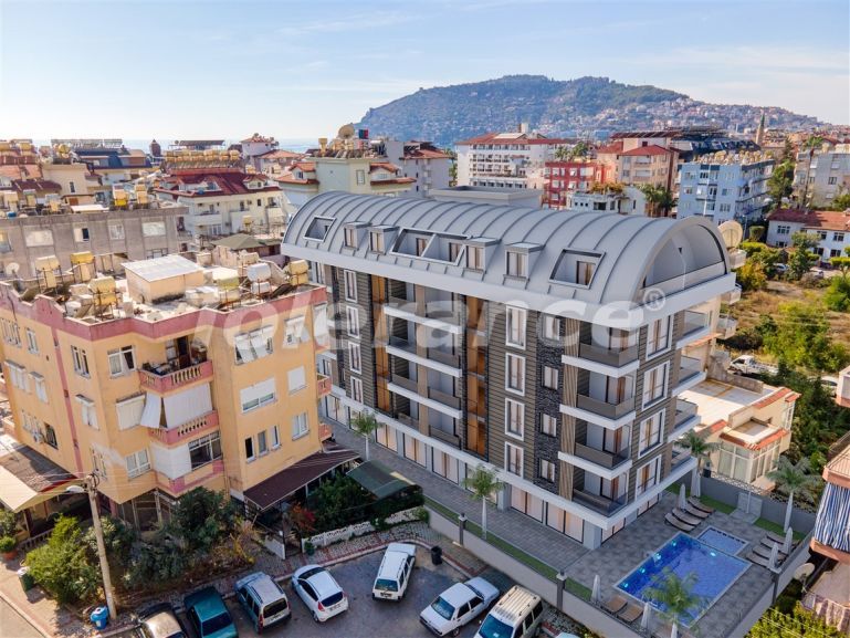 Квартира от застройщика в Центре, Аланья вид на море с бассейном: купить недвижимость в Турции - 49847