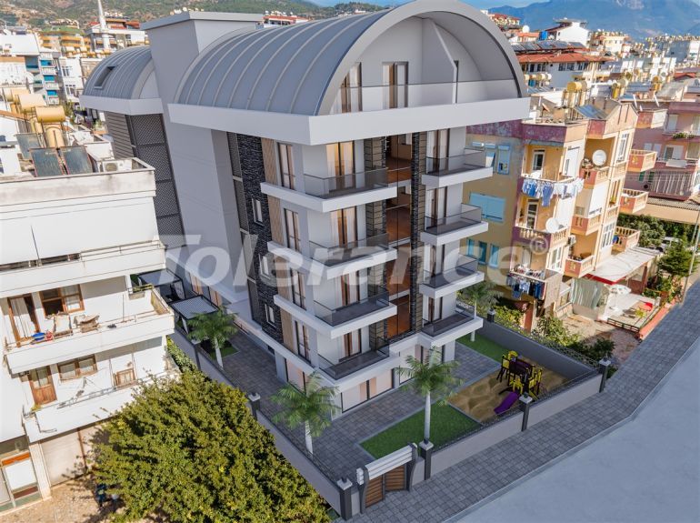Квартира от застройщика в Центре, Аланья вид на море с бассейном: купить недвижимость в Турции - 49848