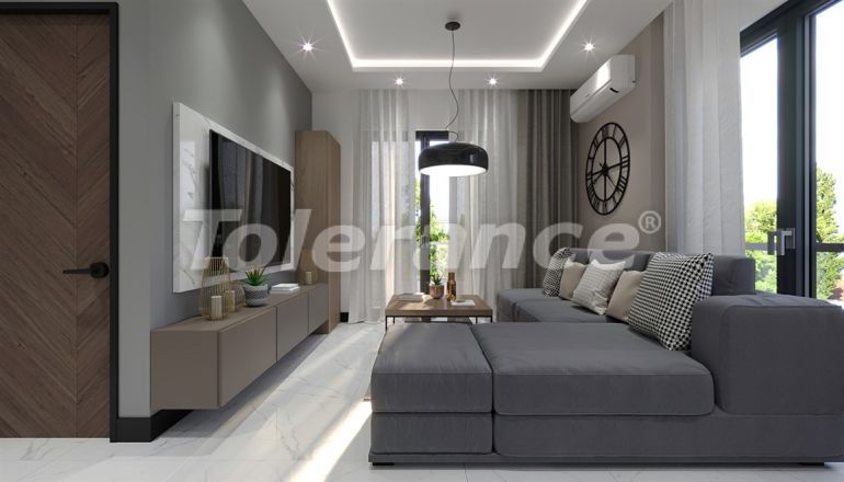 Квартира от застройщика в Центре, Аланья вид на море с бассейном: купить недвижимость в Турции - 49852