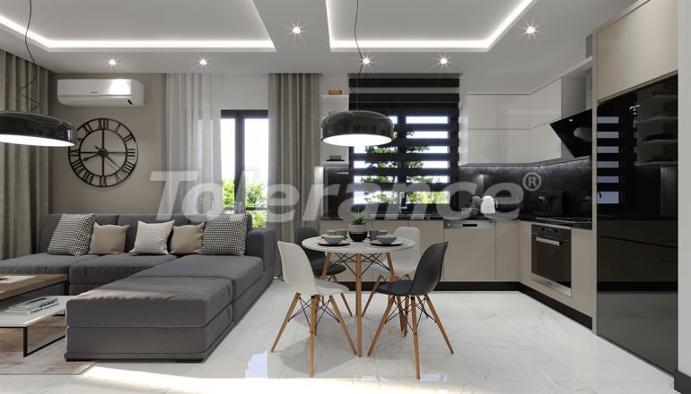 Квартира от застройщика в Центре, Аланья вид на море с бассейном: купить недвижимость в Турции - 49854