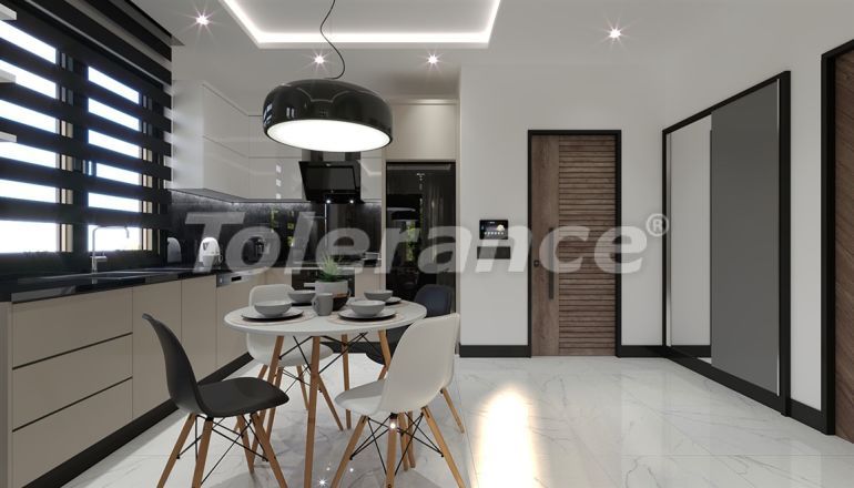 Квартира от застройщика в Центре, Аланья вид на море с бассейном: купить недвижимость в Турции - 49855