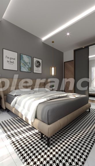 Квартира от застройщика в Центре, Аланья вид на море с бассейном: купить недвижимость в Турции - 49860