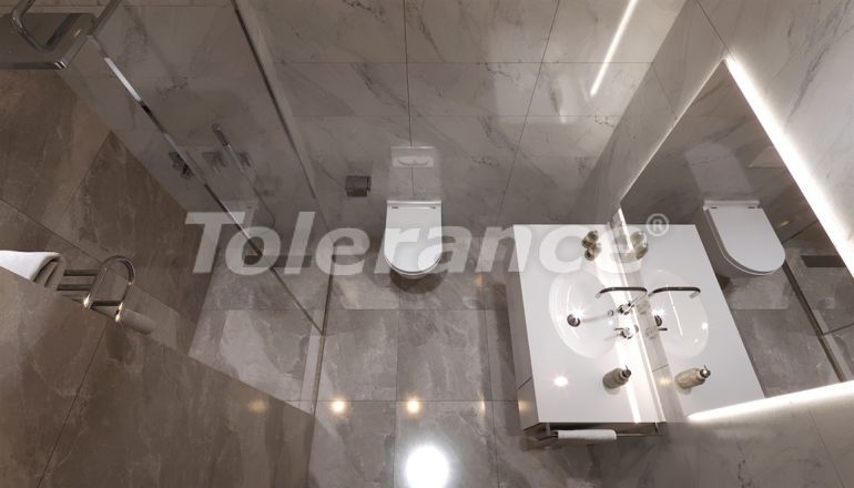 Квартира от застройщика в Центре, Аланья вид на море с бассейном: купить недвижимость в Турции - 49861