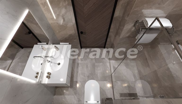 Квартира от застройщика в Центре, Аланья вид на море с бассейном: купить недвижимость в Турции - 49862