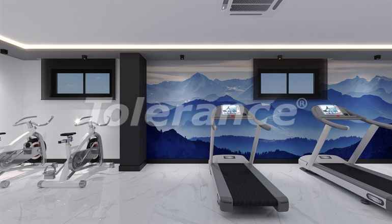 Квартира от застройщика в Центре, Аланья вид на море с бассейном: купить недвижимость в Турции - 49865