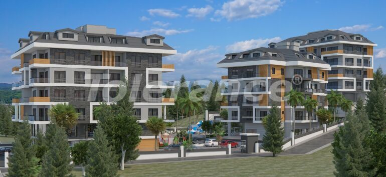Квартира от застройщика в Центре, Аланья с бассейном: купить недвижимость в Турции - 60235