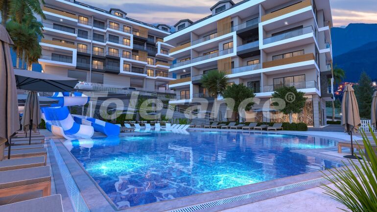 Квартира в Центре, Аланья с бассейном: купить недвижимость в Турции - 60238