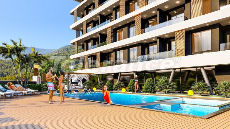 Квартира от застройщика в Демирташ, Аланья с бассейном: купить недвижимость в Турции - 60402