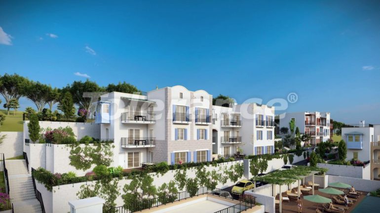 Квартира от застройщика в Дидиме вид на море с бассейном в рассрочку: купить недвижимость в Турции - 50547